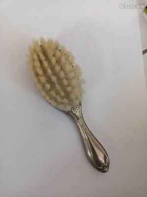 Brosse à Cheveux Vintage Ancienne - Accessoire Rétro Pour Coiffure Ou Décoration - Très Bon état Occasion