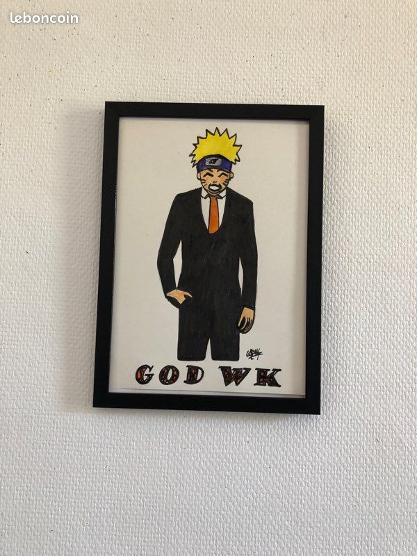 Tableau naruto en costard A4 (image 2)