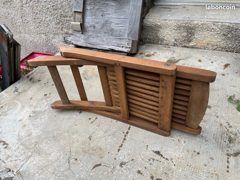 Chaise enfant en bois de teck (image 4)