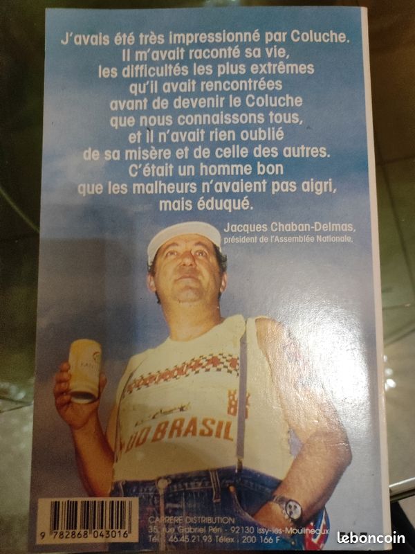 Livre Coluche"ADIEU" (image 2)