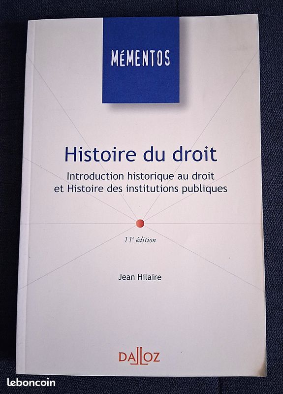 Mementos Dalloz Histoire du droit (image 1)