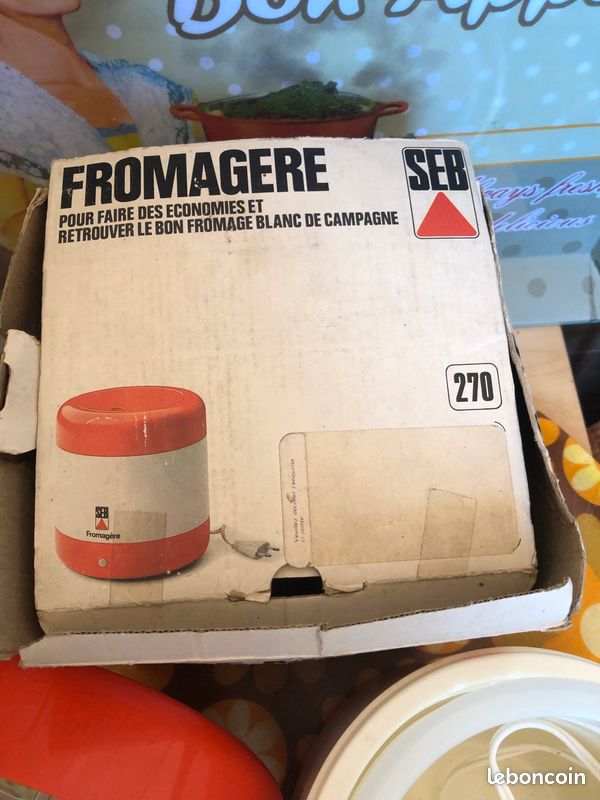 Ancienne fromagère SEB vintage avec notice - FR