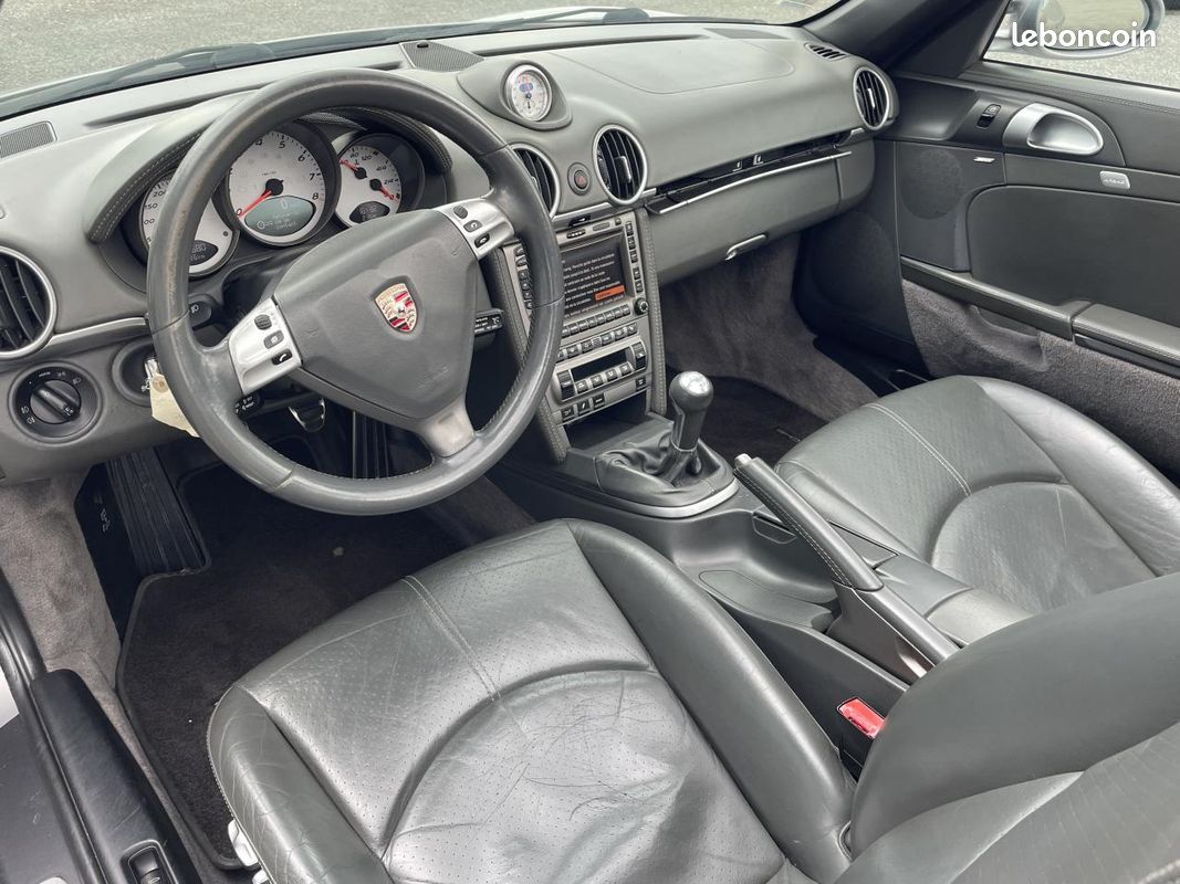 PORSCHE BOXSTER S 3.2i 280 CH TYPE 987 CABRIOLET BVM6-PACK CHRONO-BOSE-GARANTIE 12 MOIS- (image 11)