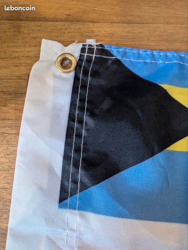 Pavillon Civil Bahamas 45x30 Cm - AZ FLAG - Drapeau Nautique Marchand Pour Bateau Qualité Marine