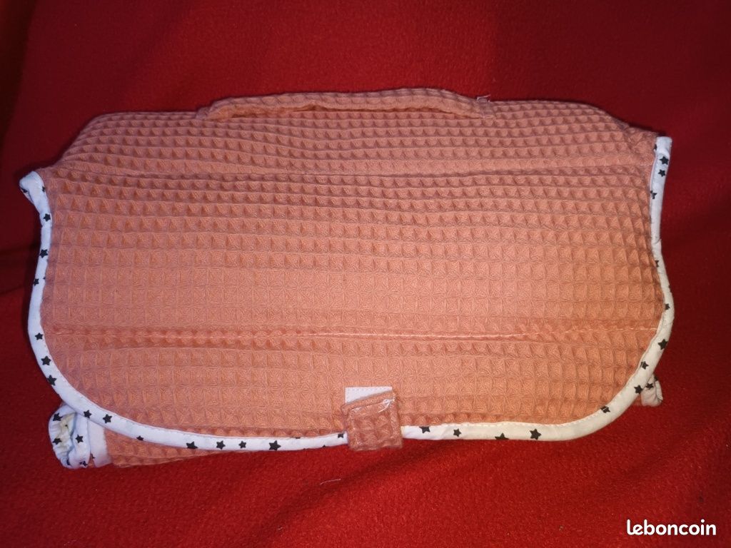 Tapis / Sac à langer Nomade Marsala Nid d'abeille (image 5)