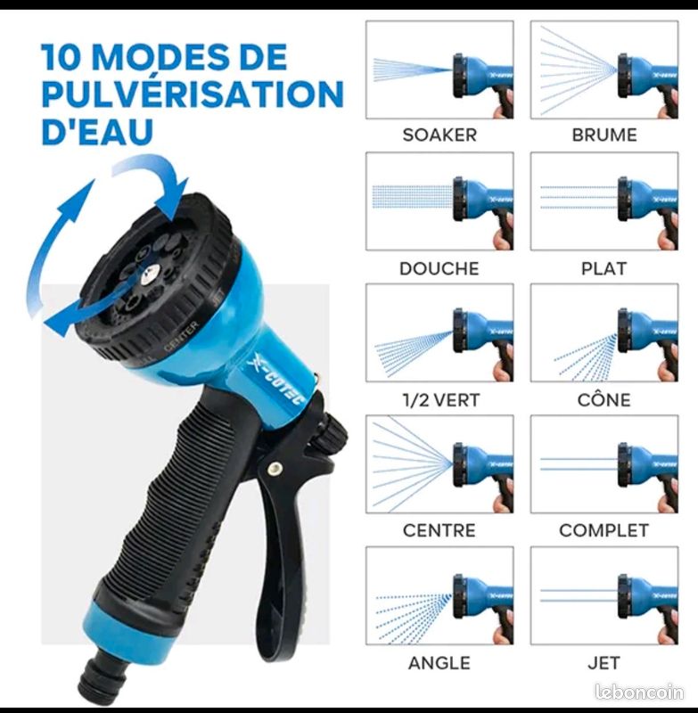 Tuyau arrosage extensible et retractable (image 5)