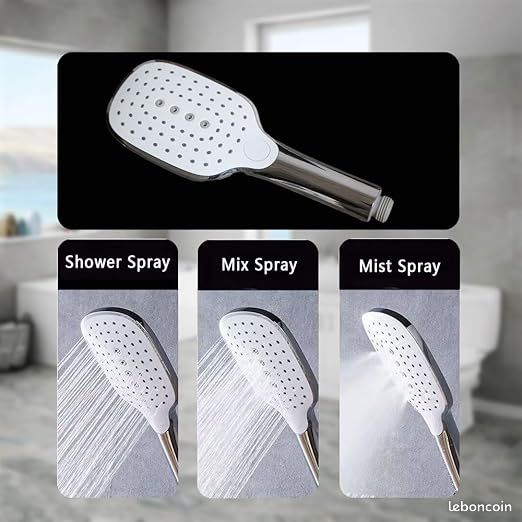Pomme De Douche Haute Pression, Pommeau Douche Pluie à Économie D'eau