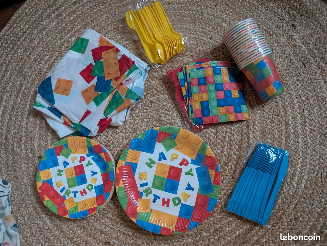 Kit décoration anniversaire lego (image 1)