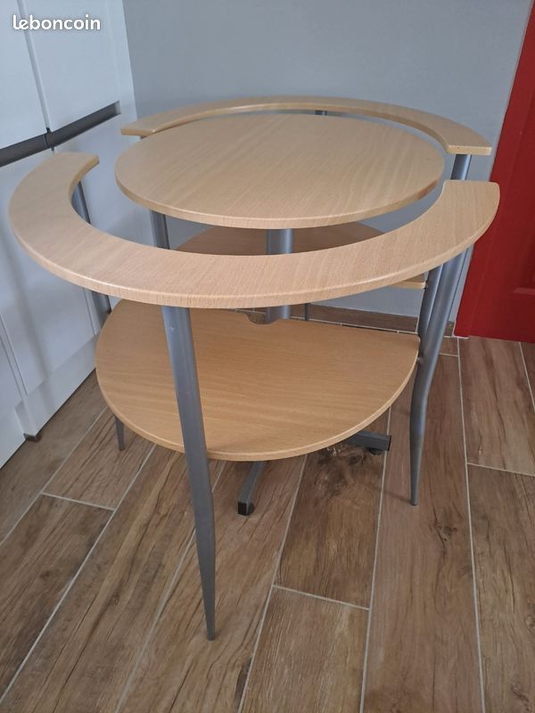 Table avec fauteuils encastrables (image 3)