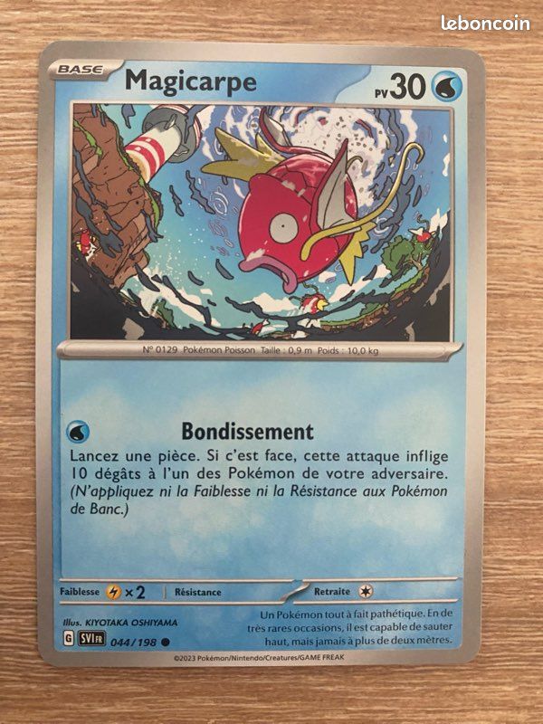 Carte Pokémon Magicarpe (Magikarp) - EV01 Écarlate et Violet (image 1)