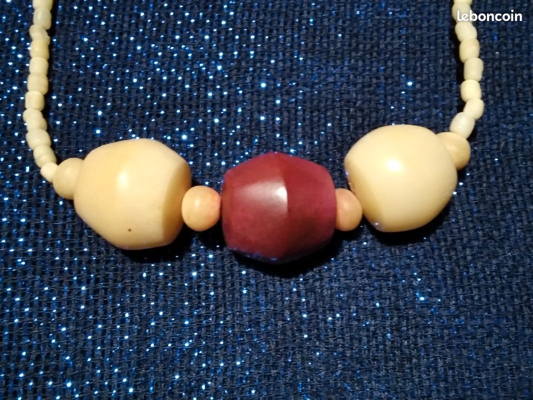 Collier végétal artisanal NEUF (image 3)