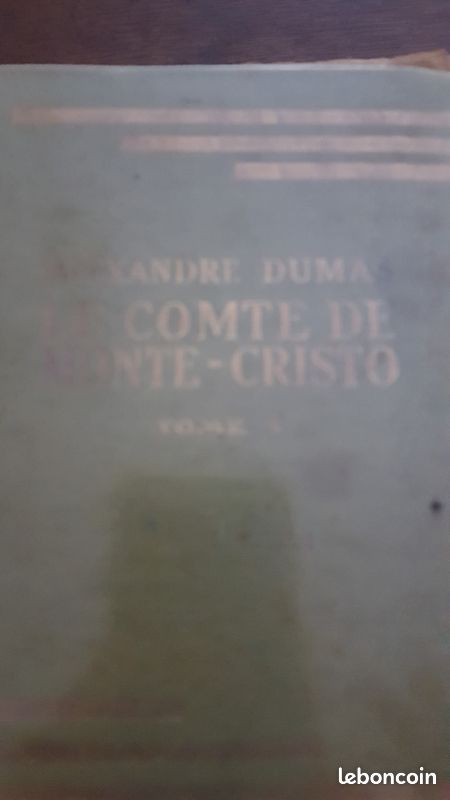 Le comte de monté cristo, tome 1 d'alexandre dumas (image 1)