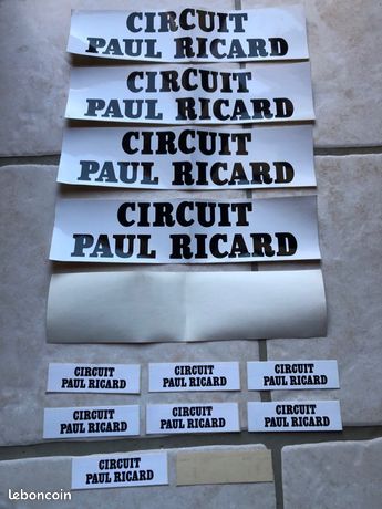 Autocollant Vintage Circuit Paul Ricard – Sticker Rétro H2