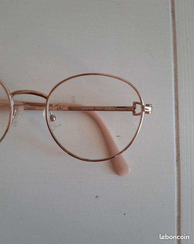 Monture lunettes Longchamp doree (image 4)