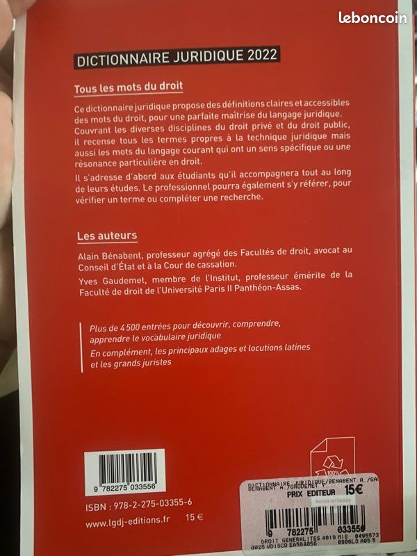 Dictionnaire juridique (image 2)
