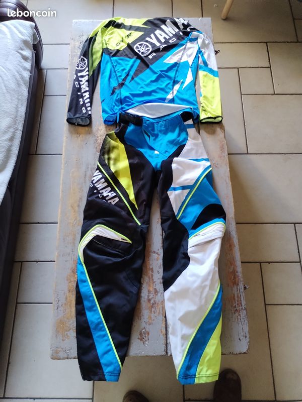 Yamaha Racing Tenue Motocross Yamaha équipement Moto Enfant Tenue