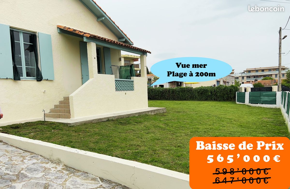 Maison 4 pièces 96 m² · à Cagnes-sur-Mer · 96 m² · 565 000 €