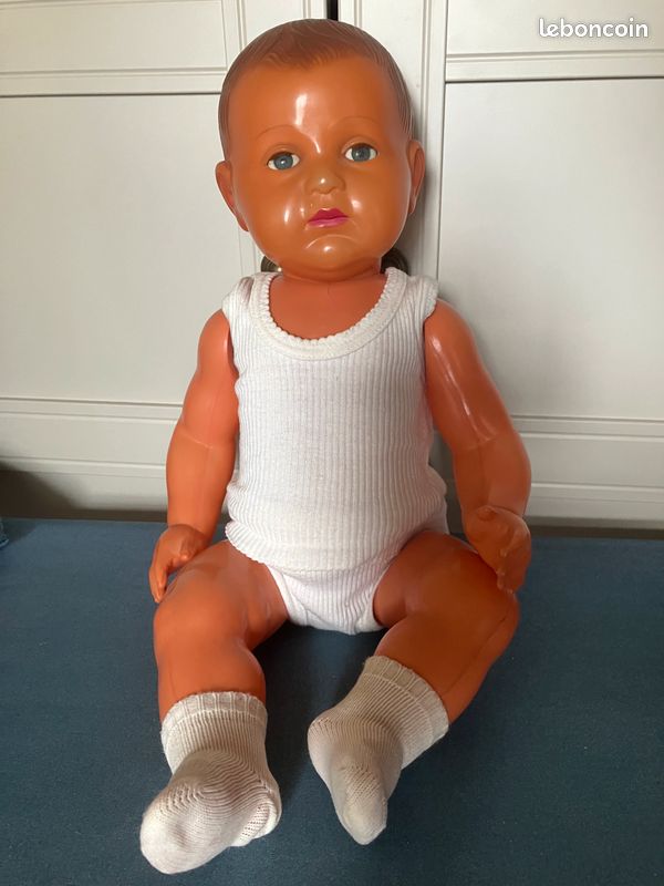 Poupon Celluloïd SNF 50 Cm Année 1960 Parfait État Seingbouse 57455