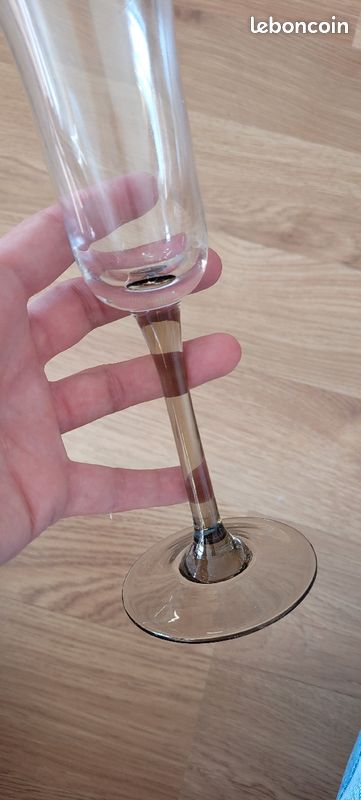 Verres flutes à pied (image 6)