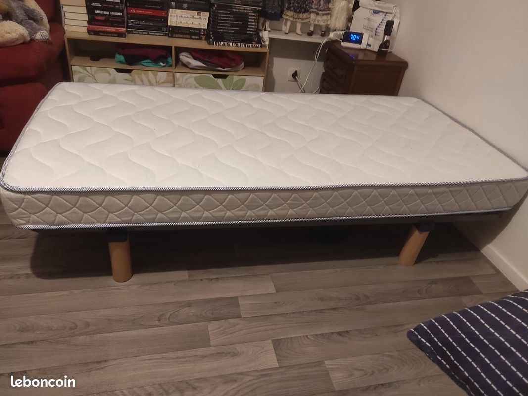 Matelas et sommier une place (image 3)