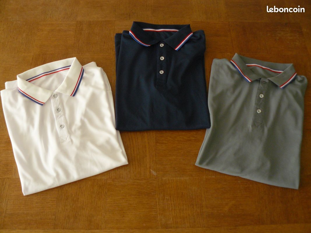 Polos homme manches longues neufs "bibi" (image 1)