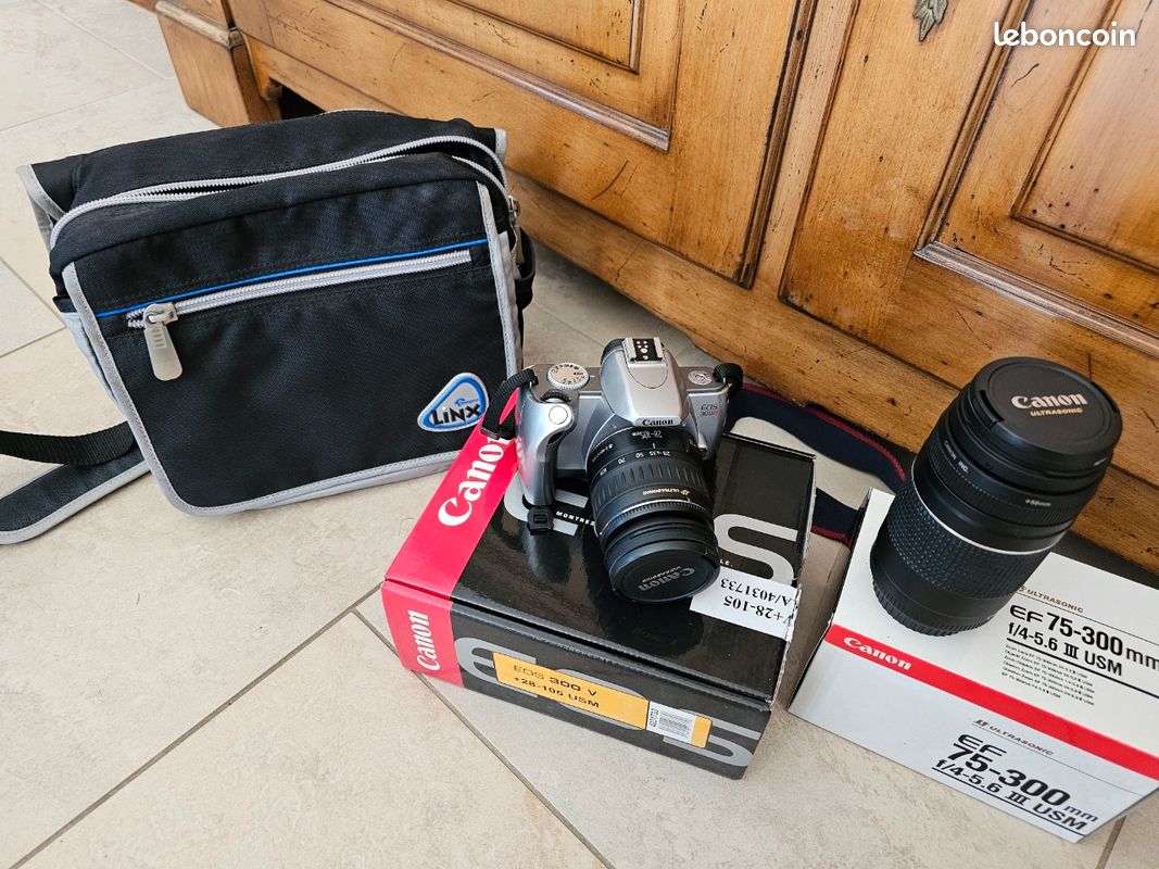 Canon eos 300v + objectifs (image 1)