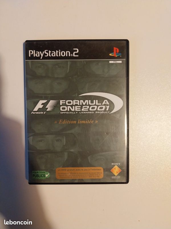 Jeu PS2 Formula One 2001 - Bon état, Complet Avec Boîtier, Pour PlayStation 2