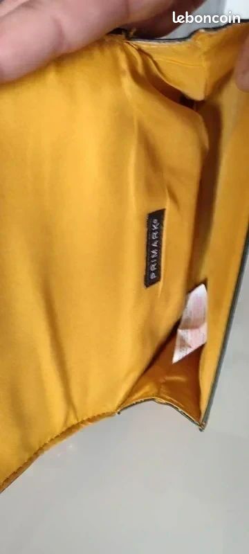 Petit sac à main Primark jaune / moutarde (image 11)