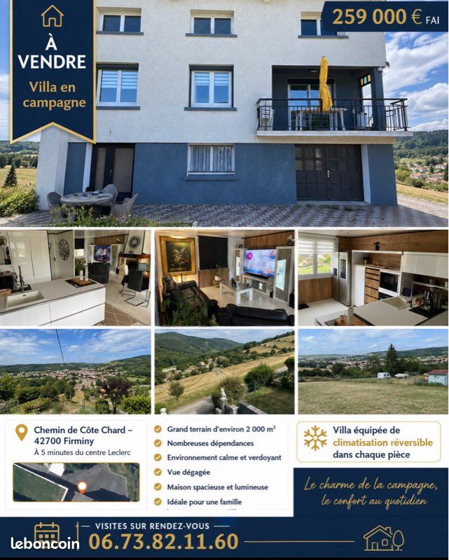Maison 4 pièces 110 m² · à Firminy · 110 m² · 255 000 €