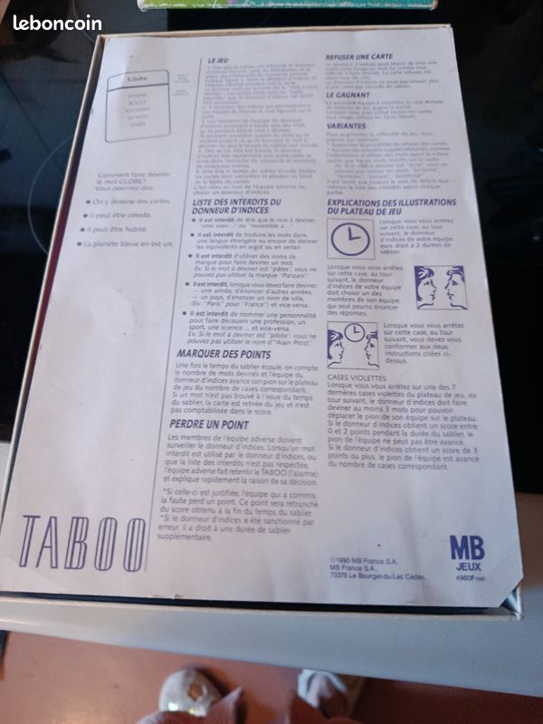 Jeu de société complet ancien 1 édition 1990 très bon état (image 5)