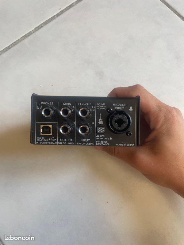 Interface audio prodipe (image 2)