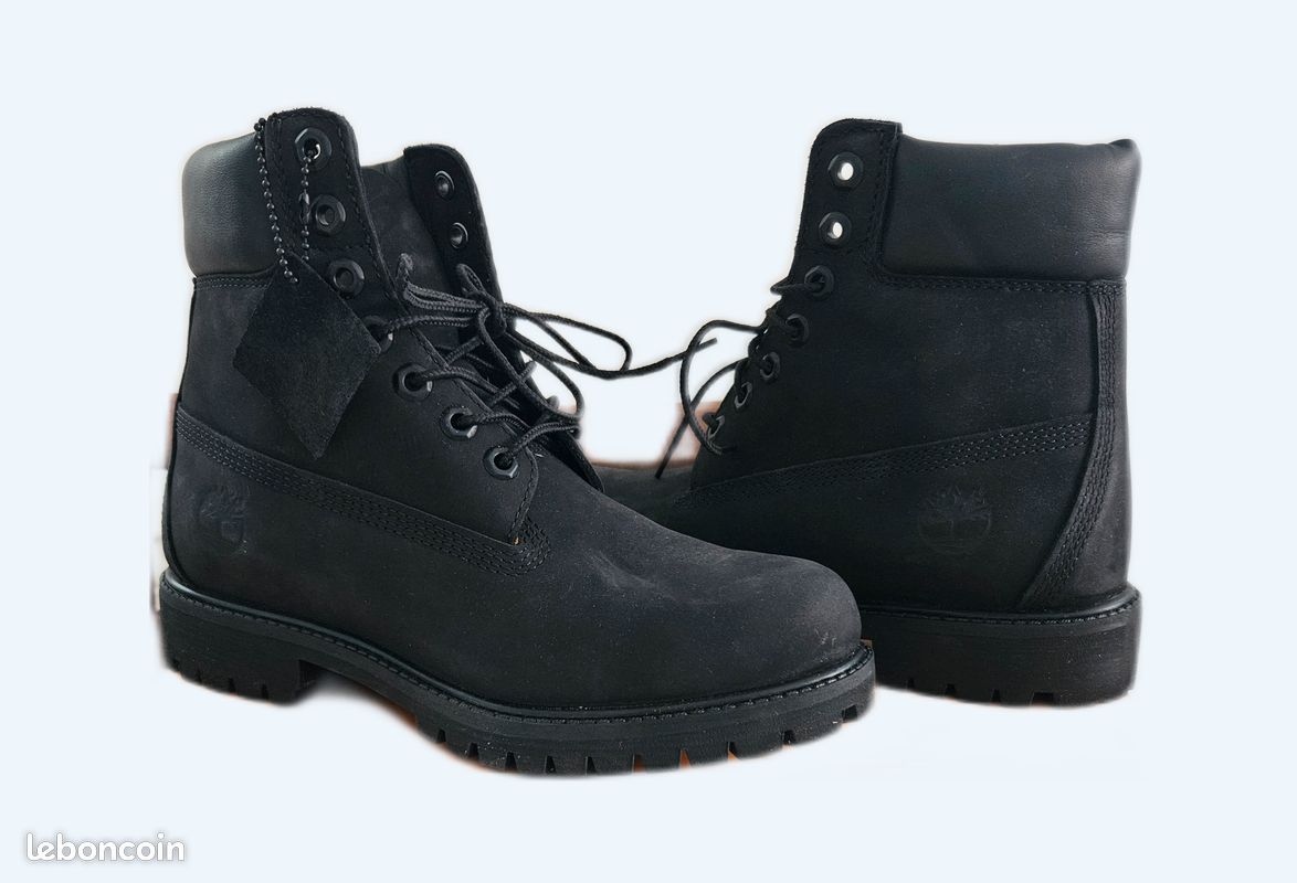 Boots Timberland en nubuck noir T 39 neuves Chaussures