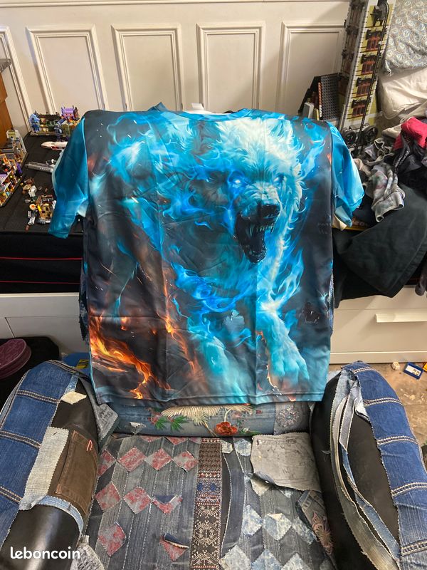 T-shirt En Coton à Manches Courtes Et Col Rond Pour Filles -S2BO09Z4