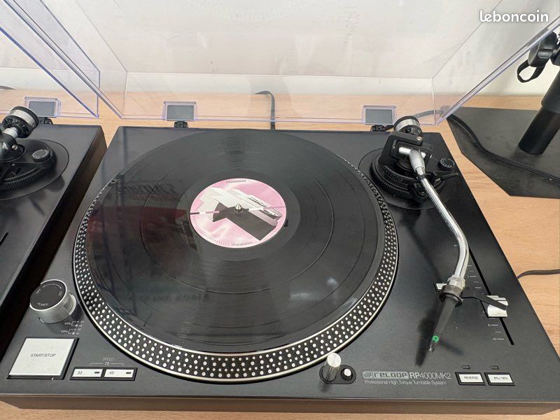 2 platines Reloop RP-4000 MK2 + cellules Ortofon Concorde MKII Mix Twin – Excellent état (image 2)