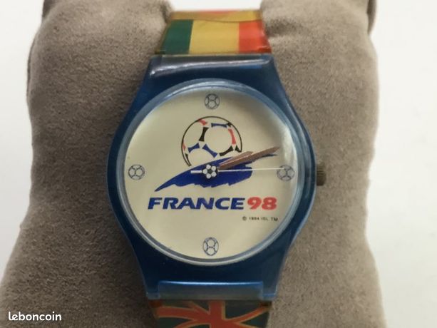 Montre Avronel France 98 – Coupe Du Monde Football – Boîte Rare – Neuf Sans étiquette