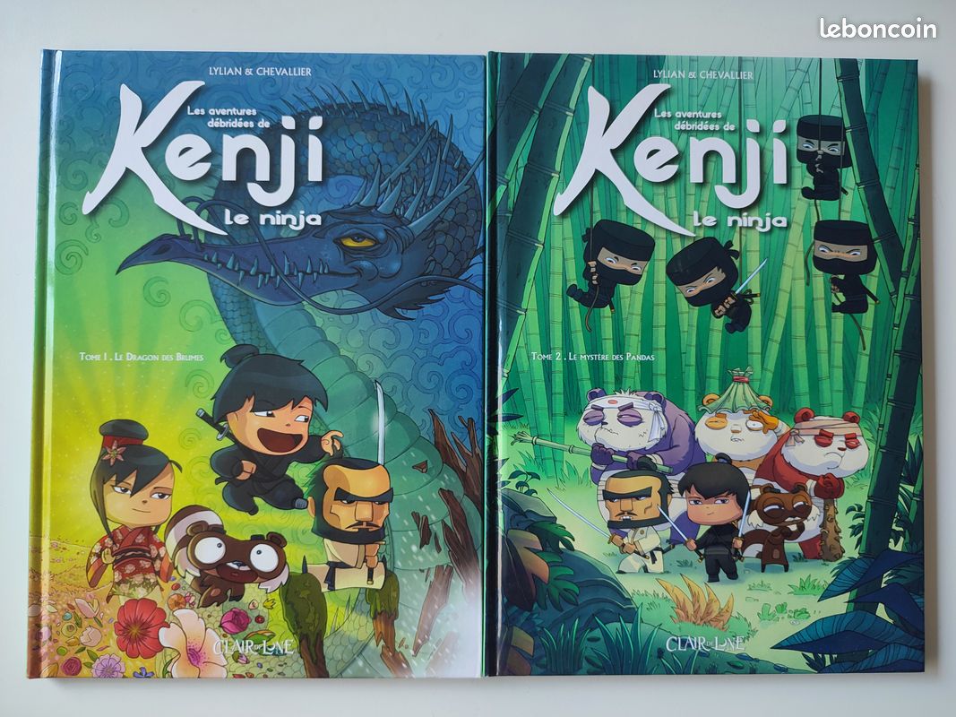 BD Kenji le Ninja - Intégrale 2 tomes (image 1)