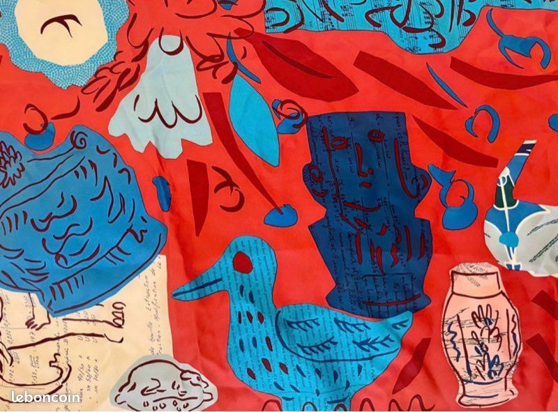 Carré en soie Hermès - Bela Silva Maison des oiseaux parleurs (image 7)
