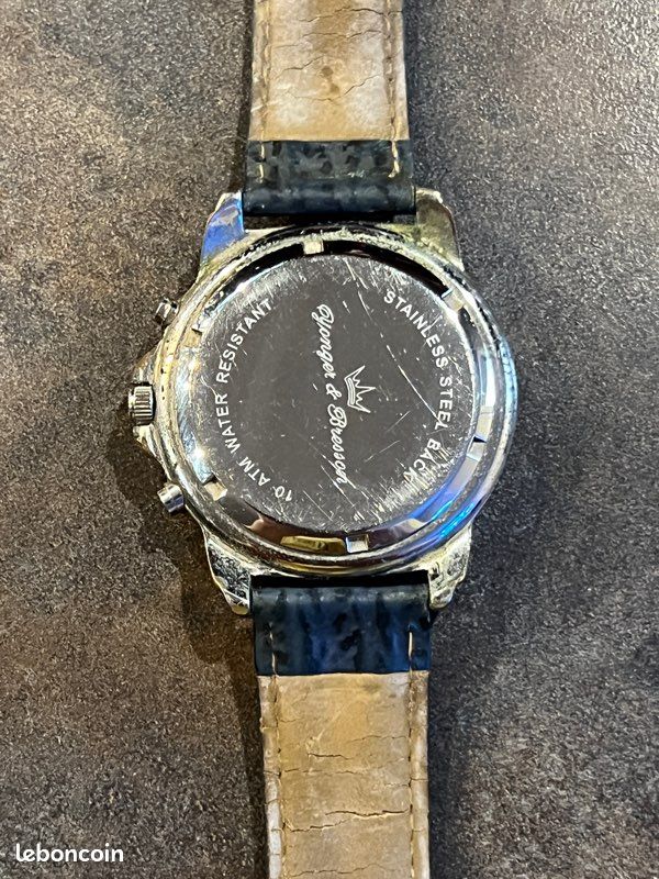 Montre homme Yonger & Bresson chronographe quartz – 10 ATM – tachymètre (image 5)