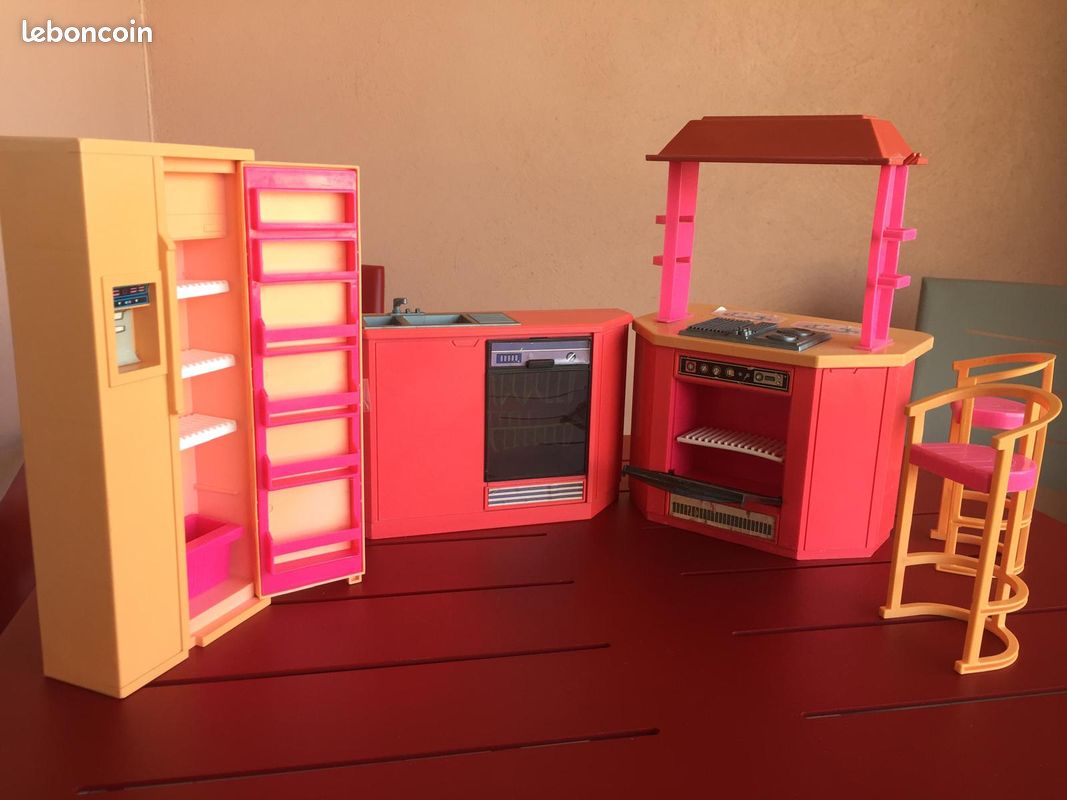 Cuisine Barbie Vintage 80's + accessoires (image 1)