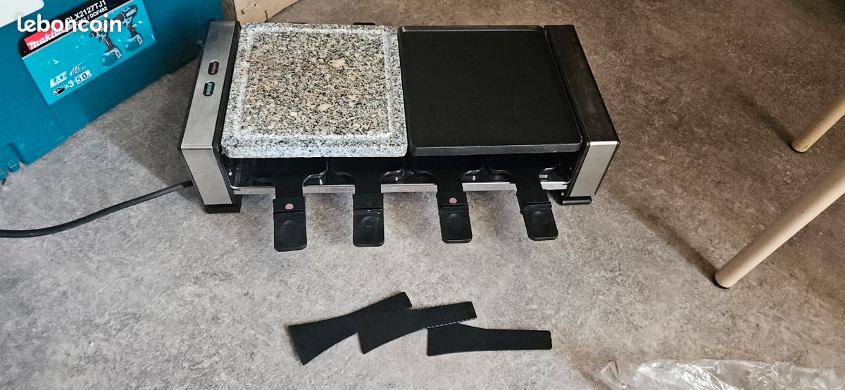 Appareil à raclette / Pierrade SilverCrest – 8 personnes (image 1)