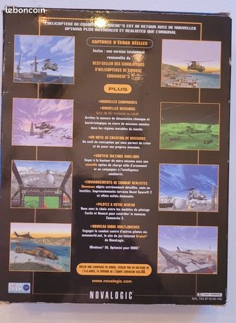 Jeu Vidéo Comanche 3 Gold - Version PC Français - Bon état, Aventure