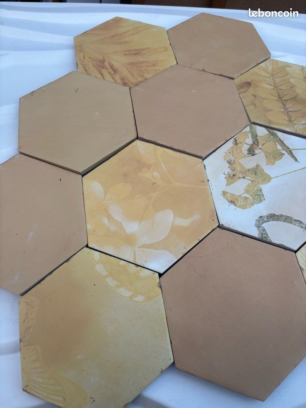 Carrelage hexagonal Carmen Nomade ocre (image 4)