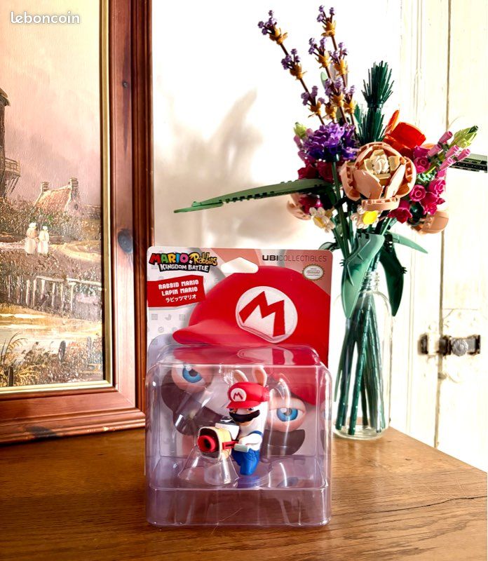 Figurine Rabbids Kingdom Battle - Lapin Mario - Super Mario Bros - Nintendo - Occasion