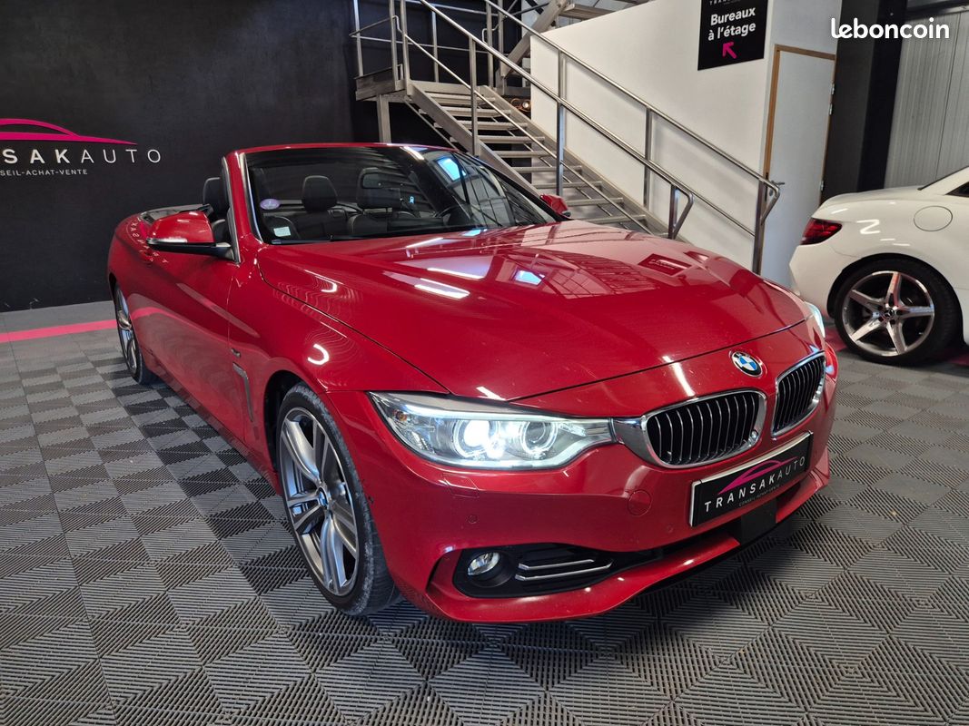 BMW SERIE 4 CABRIOLET F33 428i 245 ch Luxury A / REVISION A JOUR / BOITIER ETHANOL HOMOLOGUE (image 7)