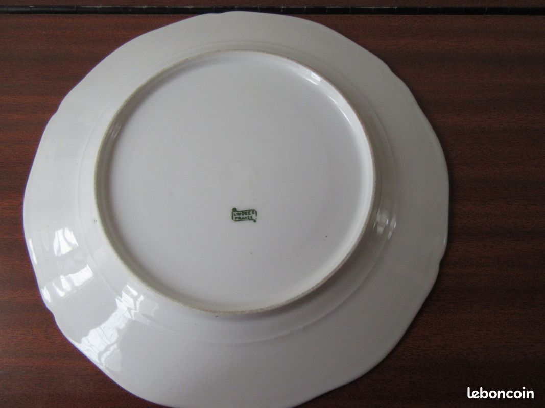 Assiette plate limoge france (image 3)