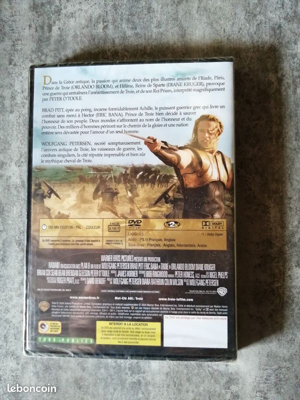 Troie dvd neuf sous blister + David et Goliath en très bon état (image 3)