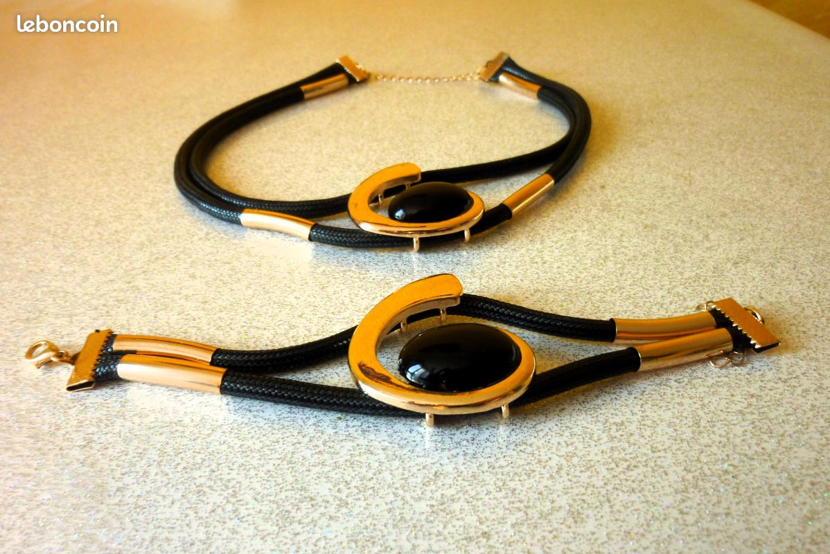 Ensemble collier - bracelet femme (image 1)