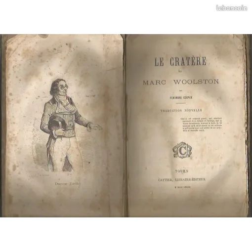 Le Cratére Ou Marc Woolston - james fenimore cooper 1882 (image 1)