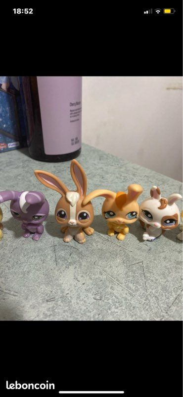 Gros lot de 10 pets shops lapin et bébé lapin de bonne qualiter (image 5)