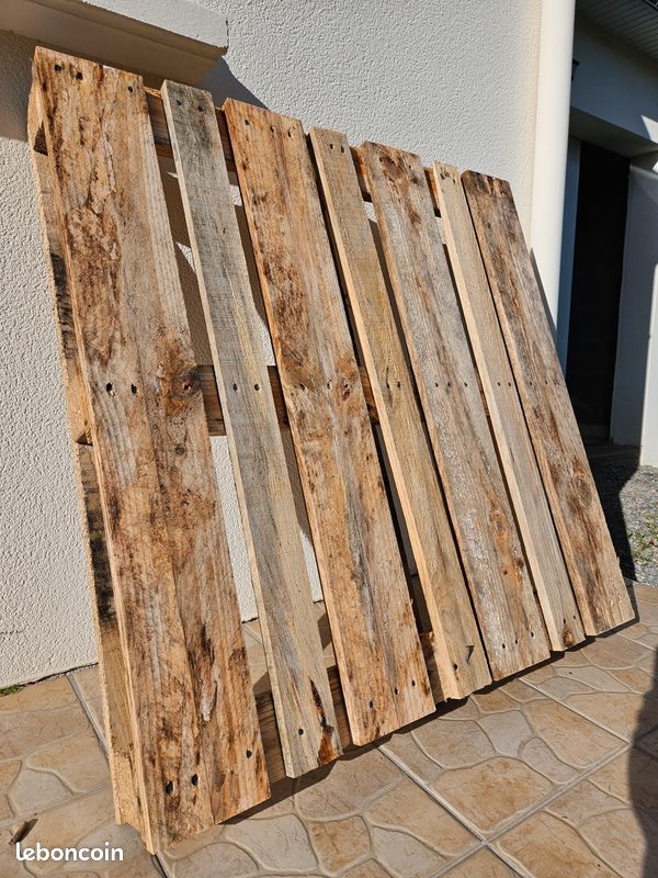 Palette bois 1m x1m x 14cm – bon état (image 1)